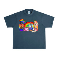 Midnight Navy pride coffee cups Urban Heavy Tee - AdoDesignShop