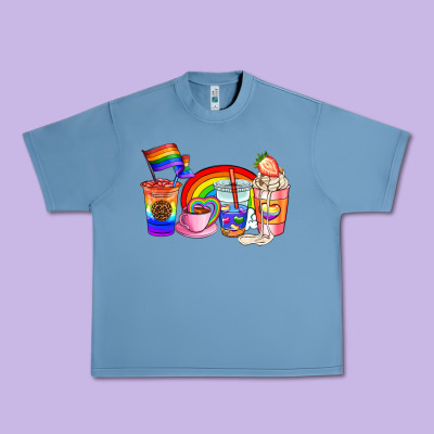 Pride Coffee Cups Urban Heavy Tee Designed By Adodesignshop