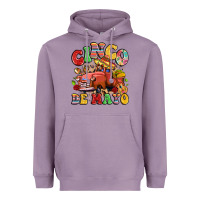 Lavender cinco de mayo truck Heavyweight Hoodie - LillyAllenDesigns