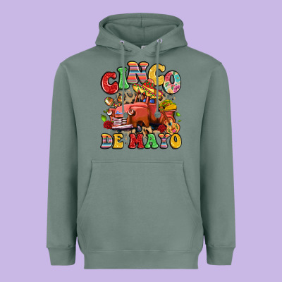 Cinco De Mayo Truck Heavyweight Hoodie Designed By Lillyallendesigns