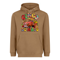 Toasted Coconut cinco de mayo truck Heavyweight Hoodie - LillyAllenDesigns