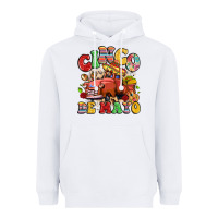 White cinco de mayo truck Heavyweight Hoodie - LillyAllenDesigns