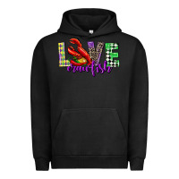 Pigment Black love crawfish mardi gras Urban Hoodie - CowGirlArtShop
