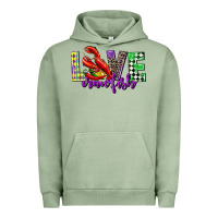 Pigment Oil Green love crawfish mardi gras Urban Hoodie - CowGirlArtShop
