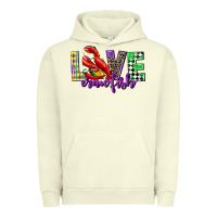 Pigment Pistachio love crawfish mardi gras Urban Hoodie - CowGirlArtShop