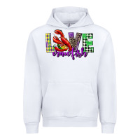 White love crawfish mardi gras Urban Hoodie - CowGirlArtShop