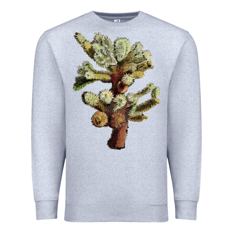 Cholla Tree Cactus Premium Sweatshirt by LillyAllenDesigns | Teevron