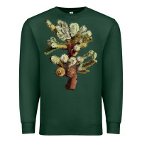 Sports Green Cholla Tree Cactus Premium Sweatshirt - LillyAllenDesigns