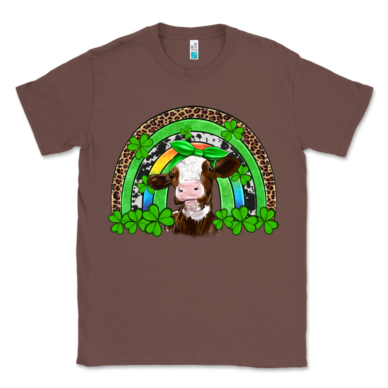 St Patricks Cow Rainbow Classic Tee by Artiststas | Teevron