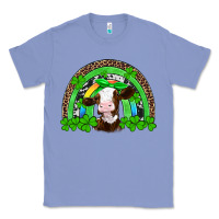 Colony Blue st patricks cow rainbow Classic Tee - Artiststas