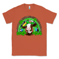 Copper st patricks cow rainbow Classic Tee - Artiststas