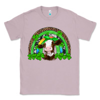 Lilac st patricks cow rainbow Classic Tee - Artiststas