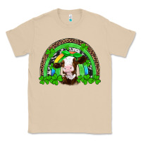 Mushroom st patricks cow rainbow Classic Tee - Artiststas