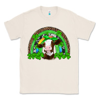 Natural st patricks cow rainbow Classic Tee - Artiststas