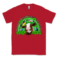 Red st patricks cow rainbow Classic Tee - Artiststas