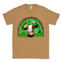 Toasted Coconut st patricks cow rainbow Classic Tee - Artiststas