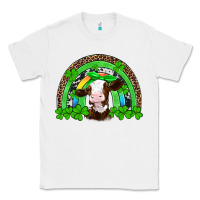 White st patricks cow rainbow Classic Tee - Artiststas