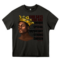 Asphalt afro man god says you are Heavy Core Tee - texasbilliewilder