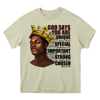 Mossy afro man god says you are Heavy Core Tee - texasbilliewilder