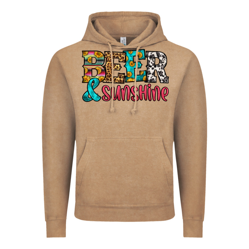 Beer And Sunshine Vintage Hoodie by HRA Design Shop | Teevron
