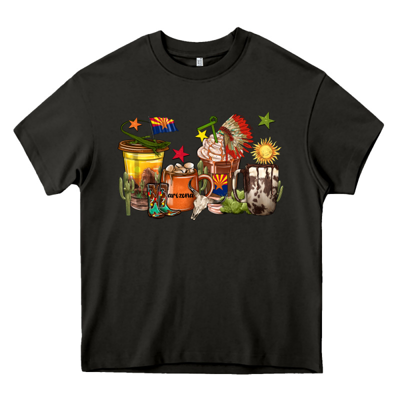 Arizona Coffee Cups Heavy Core Tee by texasbilliewilder | Teevron