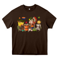 Chocolate Brown arizona coffee cups Heavy Core Tee - texasbilliewilder