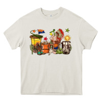 Cream arizona coffee cups Heavy Core Tee - texasbilliewilder