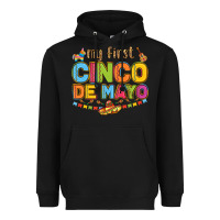 Black my first cinco de mayo Heavyweight Hoodie - LillyAllenDesigns