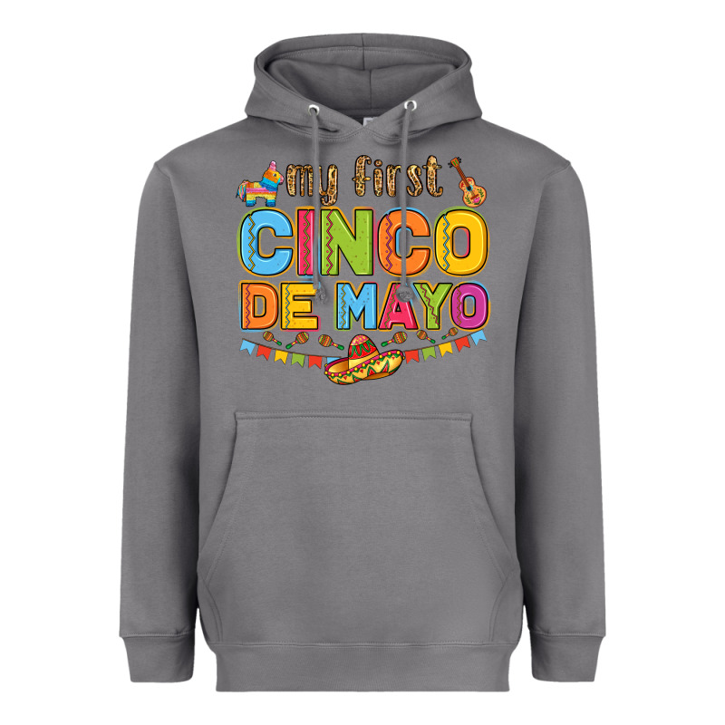 My First Cinco De Mayo Heavyweight Hoodie by LillyAllenDesigns | Teevron