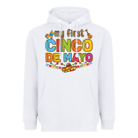 White my first cinco de mayo Heavyweight Hoodie - LillyAllenDesigns