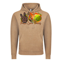 Vintage Coffee peace love tennis Vintage Hoodie - RacoonDesign