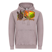 Peace Love Tennis Vintage Hoodie | Teevron