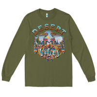 Army Green desert vibes thunderbird Long Sleeve Tee - BarkalooDesign