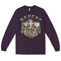Plum desert vibes thunderbird Long Sleeve Tee - BarkalooDesign