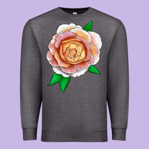 Fun In The Sun Rose Premium Sweatshirt Designed By Lillyallendesigns