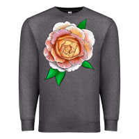 Charcoal Heather Fun In The Sun Rose Premium Sweatshirt - LillyAllenDesigns