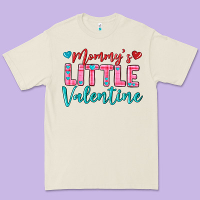 Premium Tee momys little valentine