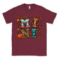 Burgundy Fall Autumn Leopard Mini Classic Tee - LillyAllenDesigns