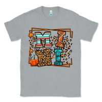 Heather Grey Fall Autumn Leopard Mini Classic Tee - LillyAllenDesigns
