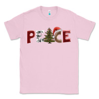 Bubblegum Pink peace christmas Classic Tee - AdoDesignShop
