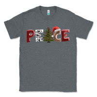 Charcoal Heather peace christmas Classic Tee - AdoDesignShop