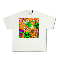 Pistachio halloween snacks seamless pattern Urban Heavy Tee - BundleAndBundleShop