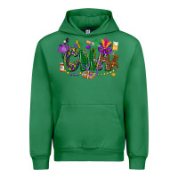 Emerald cma mardi gras cowgirl Urban Hoodie - CowGirlArtShop
