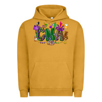 Pigment Peanut Butter cma mardi gras cowgirl Urban Hoodie - CowGirlArtShop