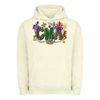 Pigment Pistachio cma mardi gras cowgirl Urban Hoodie - CowGirlArtShop