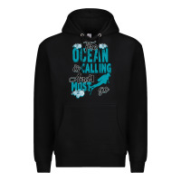 Black The Ocean Is Calling Premium Hoodie - Bettercallsaul