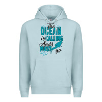 Blue Mist The Ocean Is Calling Premium Hoodie - Bettercallsaul