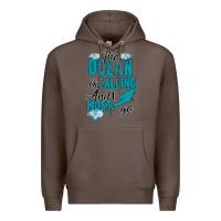 Coffee The Ocean Is Calling Premium Hoodie - Bettercallsaul