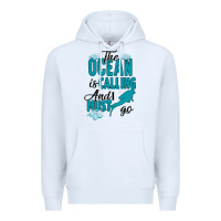 White The Ocean Is Calling Premium Hoodie - Bettercallsaul