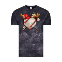 Cloud Black baseball Vintage Tee - AdoDesignShop